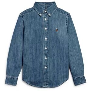 Ralph Lauren Boys Cotton Denim Shirt L